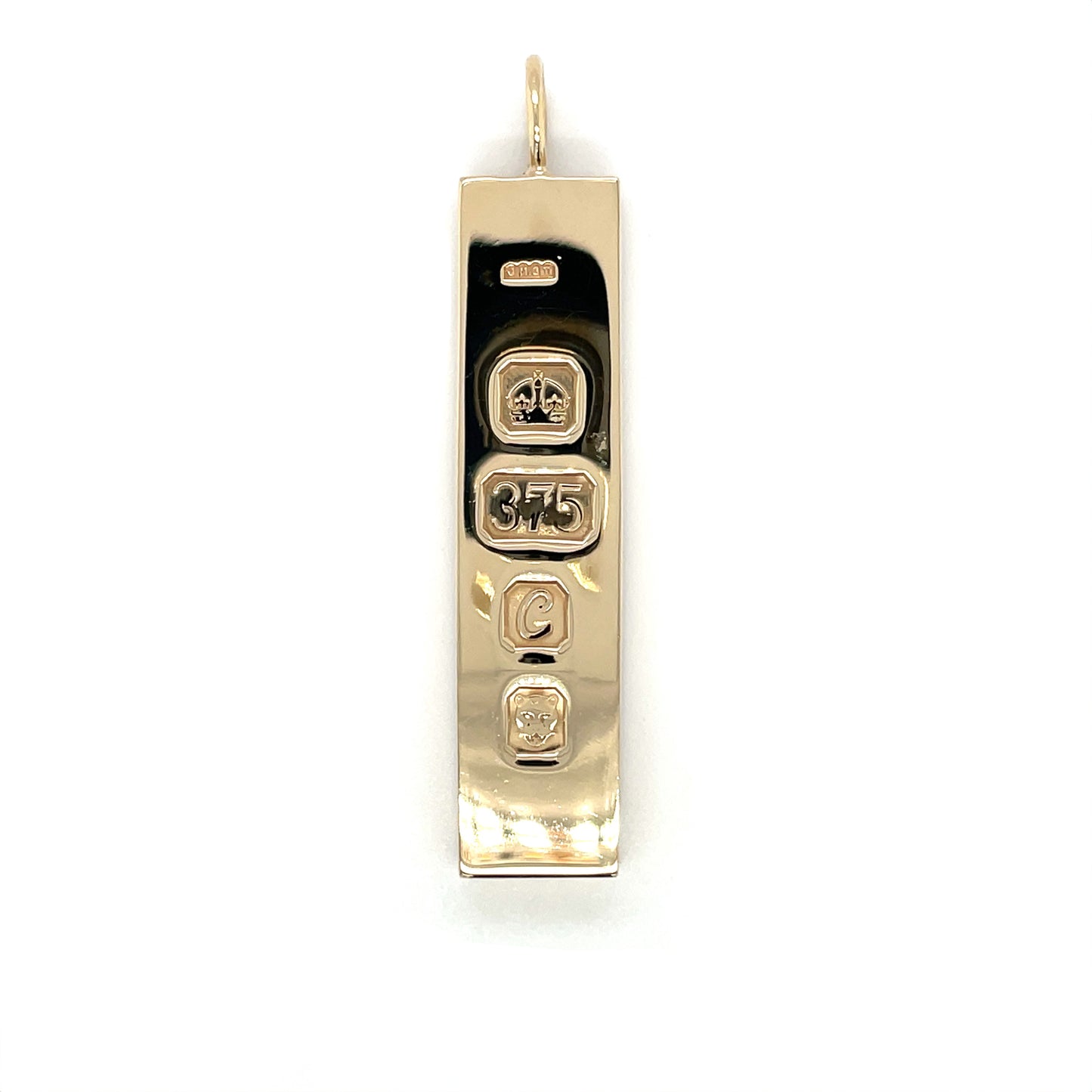 9ct Yellow Gold 1oz Ingot Pendant