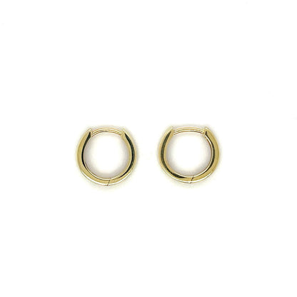 9ct Yellow Gold Huggie Hoop Earrings