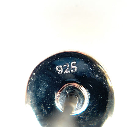 Silver Circle Stud Earrings