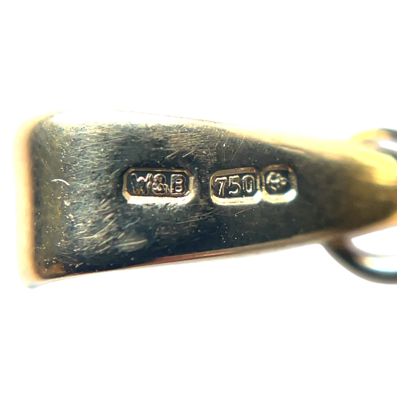 18ct Yellow Gold Freeform Nugget Pendant