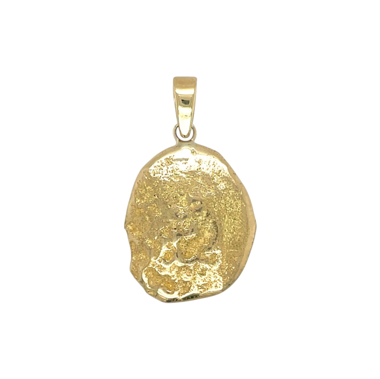 18ct Yellow Gold Freeform Nugget Pendant