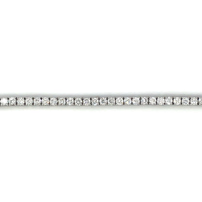 18ct White Gold Diamond Line Necklace