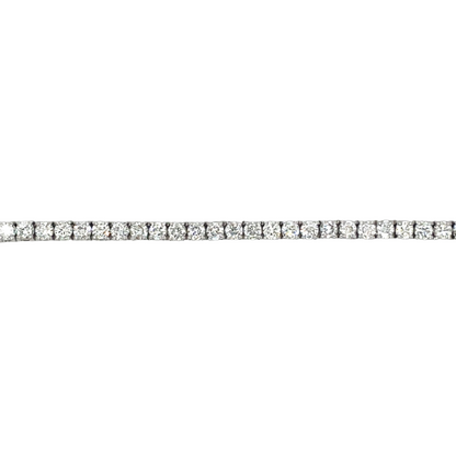 18ct White Gold Diamond Line Necklace (16")