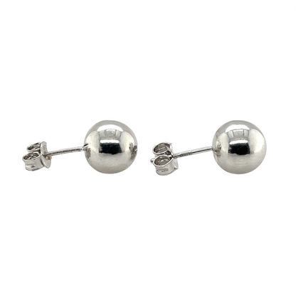 Silver Echo Ball Earrings