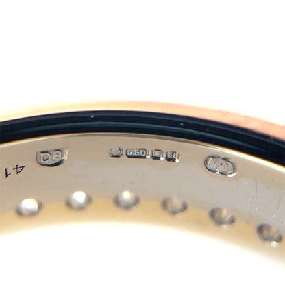 18ct Yellow & White Gold Diamond Eternity Band (N)