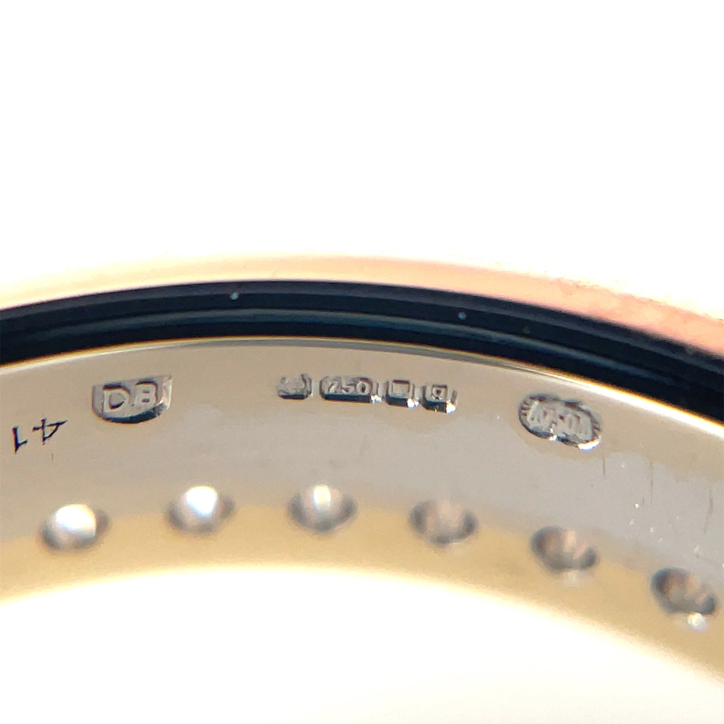 18ct Yellow & White Gold Diamond Eternity Band