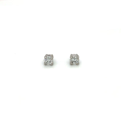 Platinum Diamond Stud Earrings