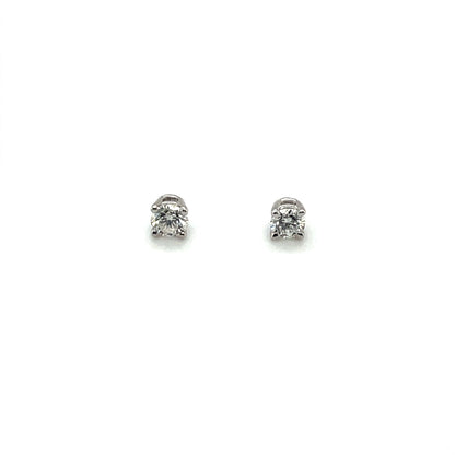 Platinum Tiffany & Co. Diamond Stud Earrings