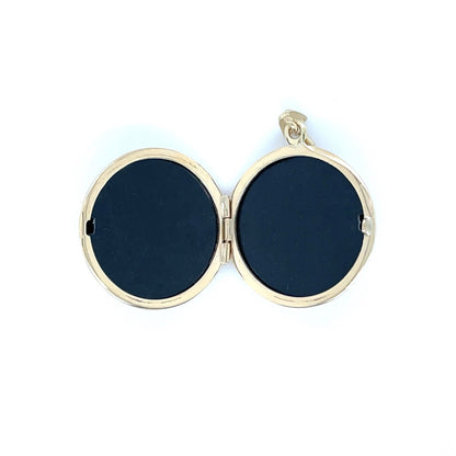9ct Yellow Gold Round Locket (20mm)