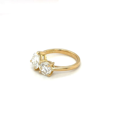 18ct Yellow Gold "Toi Et Moi" Diamond Ring