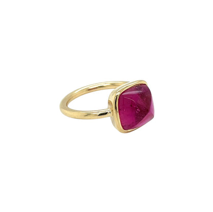 18ct Yellow Gold Tourmaline Ring (K)
