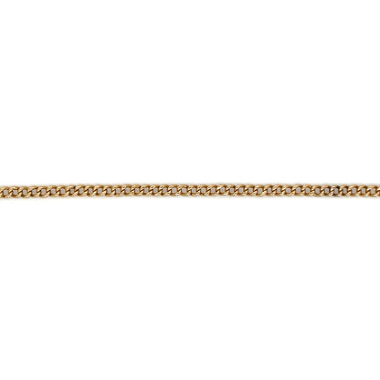 18ct Yellow Gold Unique Dark Tourmaline Necklace (22")