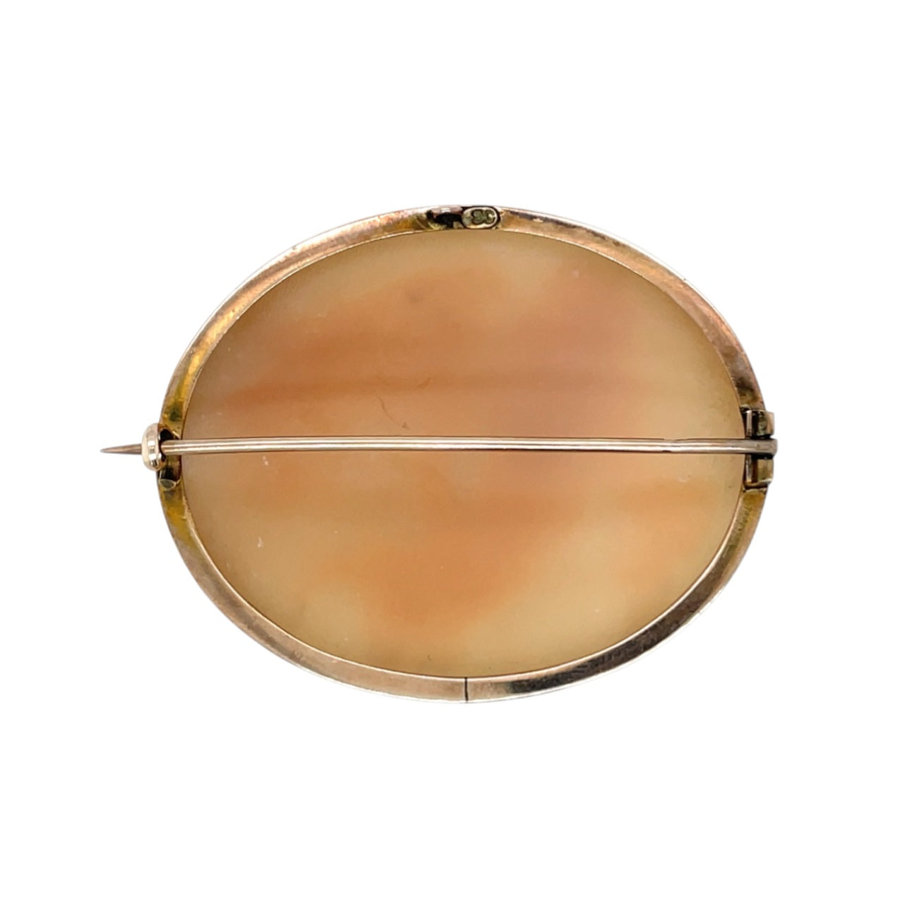 9ct Yellow Gold Cameo Brooch