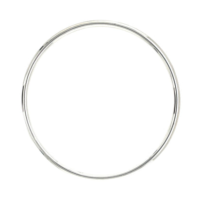 Silver Round Bangle