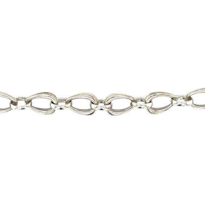 Silver Pyrus Charm Bracelet (7")
