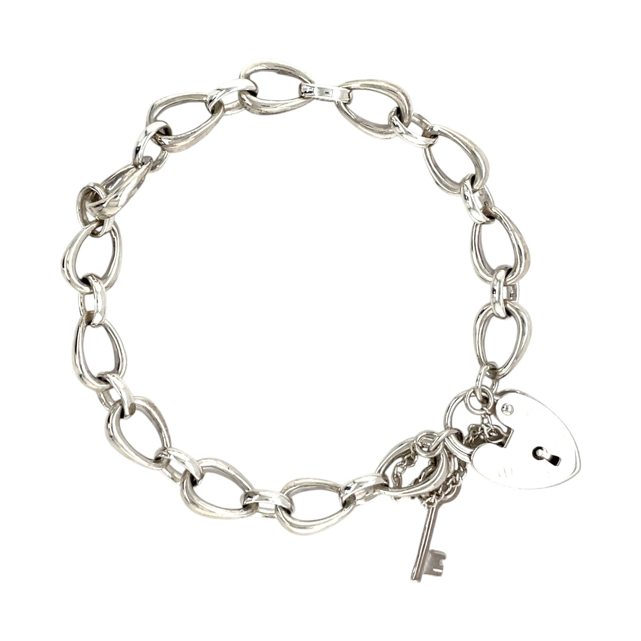 Silver Pyrus Charm Bracelet (7")