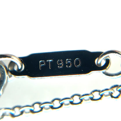 Tiffany & Co Platinum Diamond & Pink Sapphire Jazz Pendant & Chain