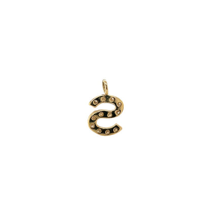 18ct Yellow Gold & Diamond 'S' Initial Pendant