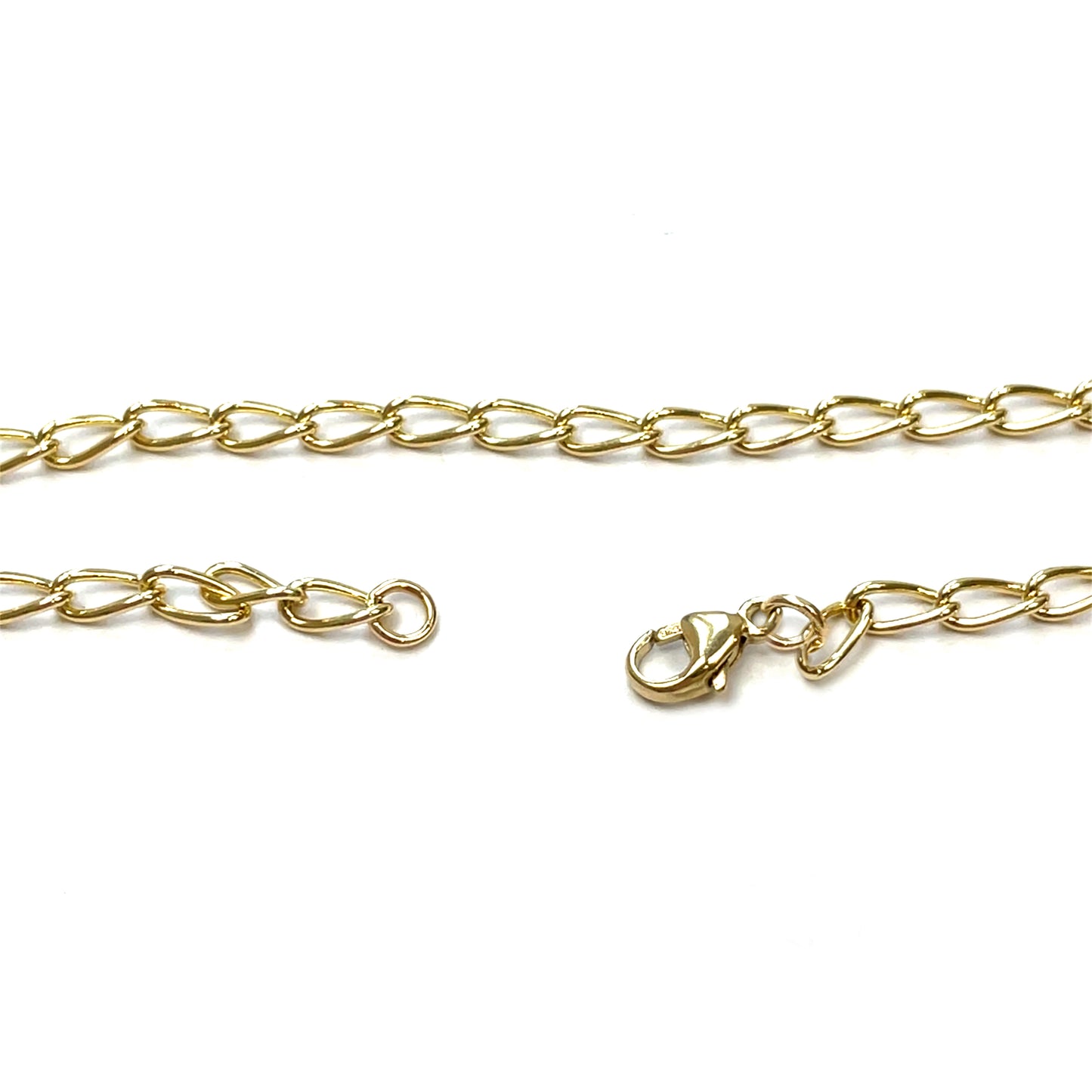 9ct Yellow Gold Curb Bracelet (7.5")