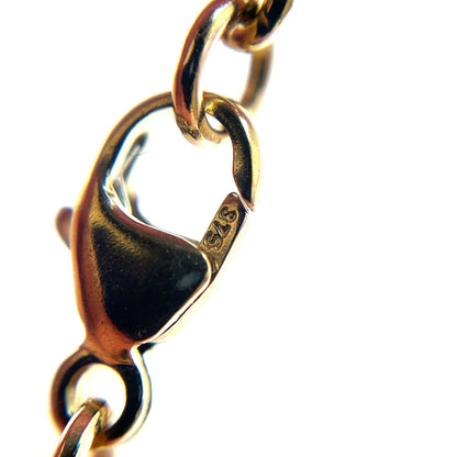 9ct Yellow Gold Curb Bracelet (7.5")