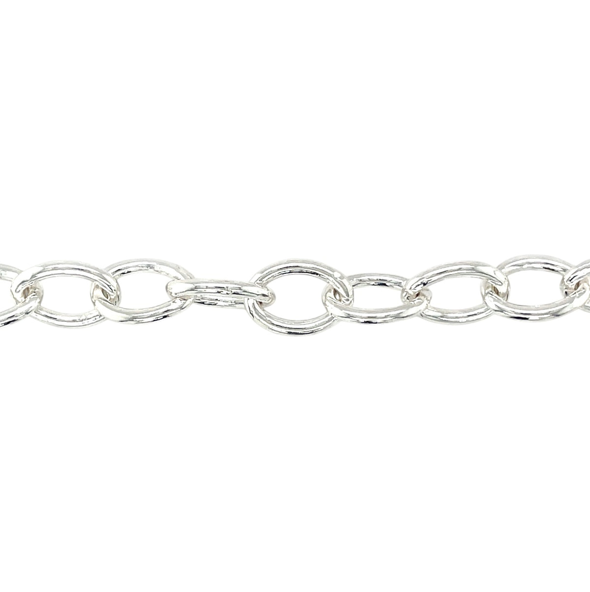 Silver Chunky Trace Chain (18")