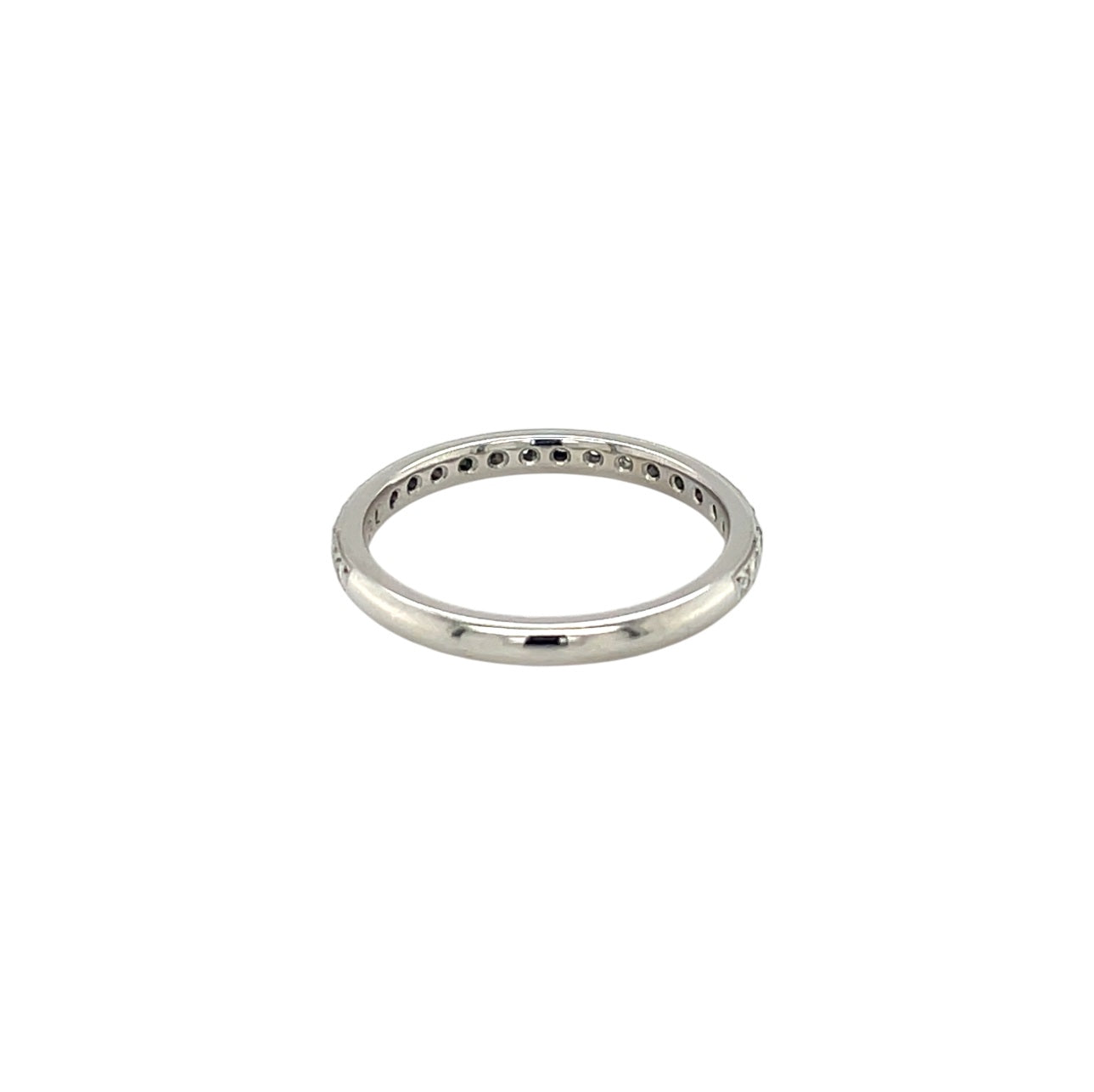 Platinum Half-Set Diamond Eternity Ring (M)