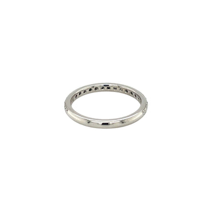 Platinum Half-Set Diamond Eternity Ring (M)