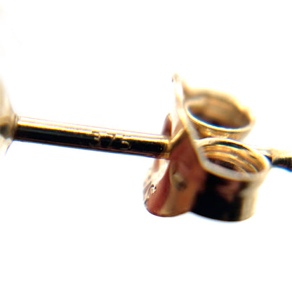 9ct Yellow Gold Akoya Pearl Stud Earrings