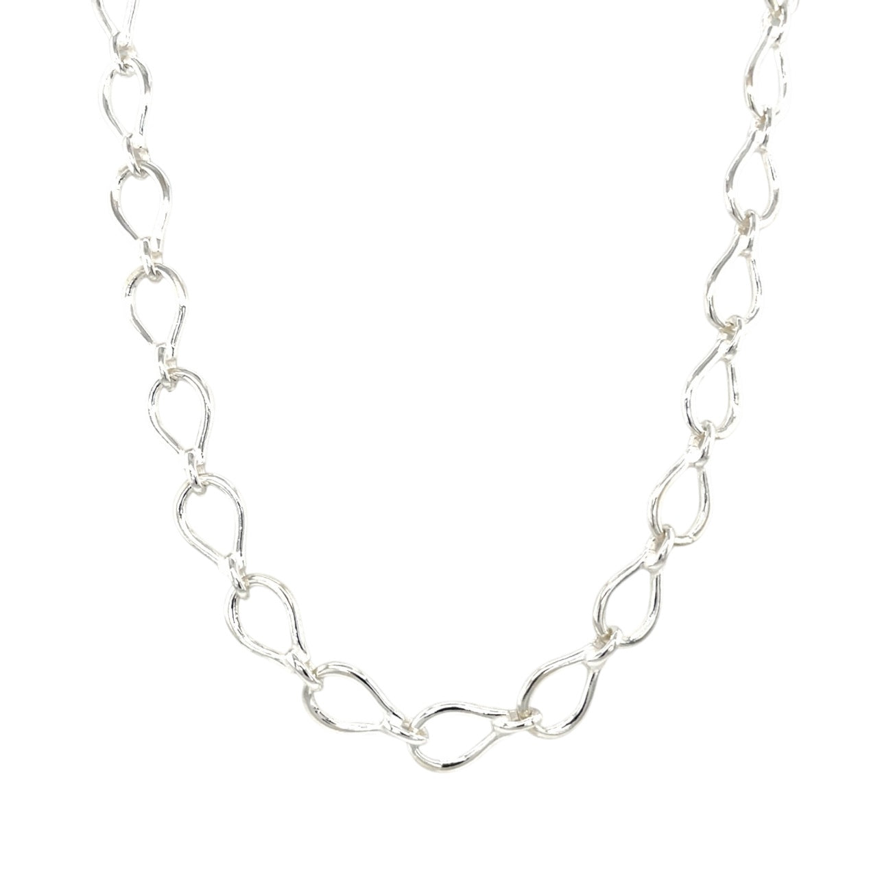 Silver Echo Link Chain (18")