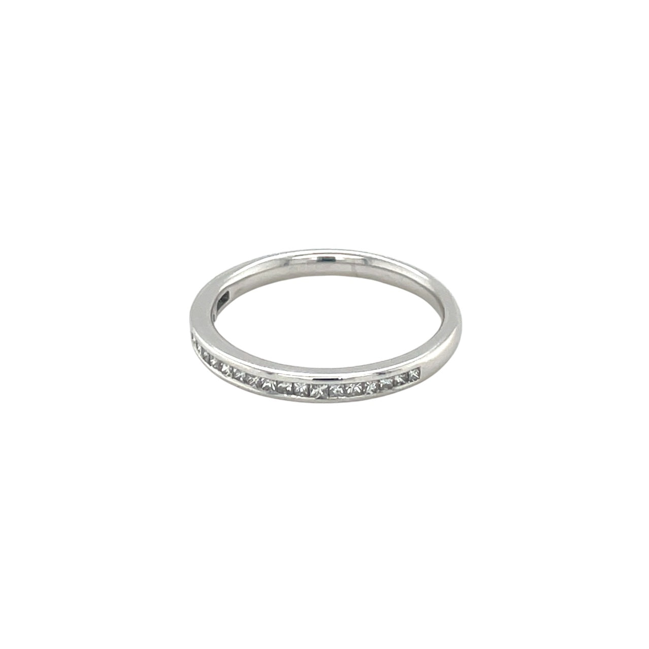 Platinum Princess-Cut Diamond Eternity Ring (P)