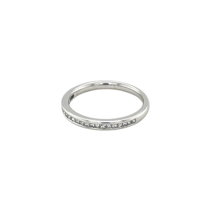 Platinum Princess-Cut Diamond Eternity Ring (P)