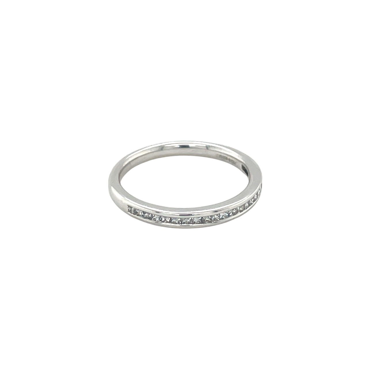 Platinum Princess-Cut Diamond Eternity Ring (P)