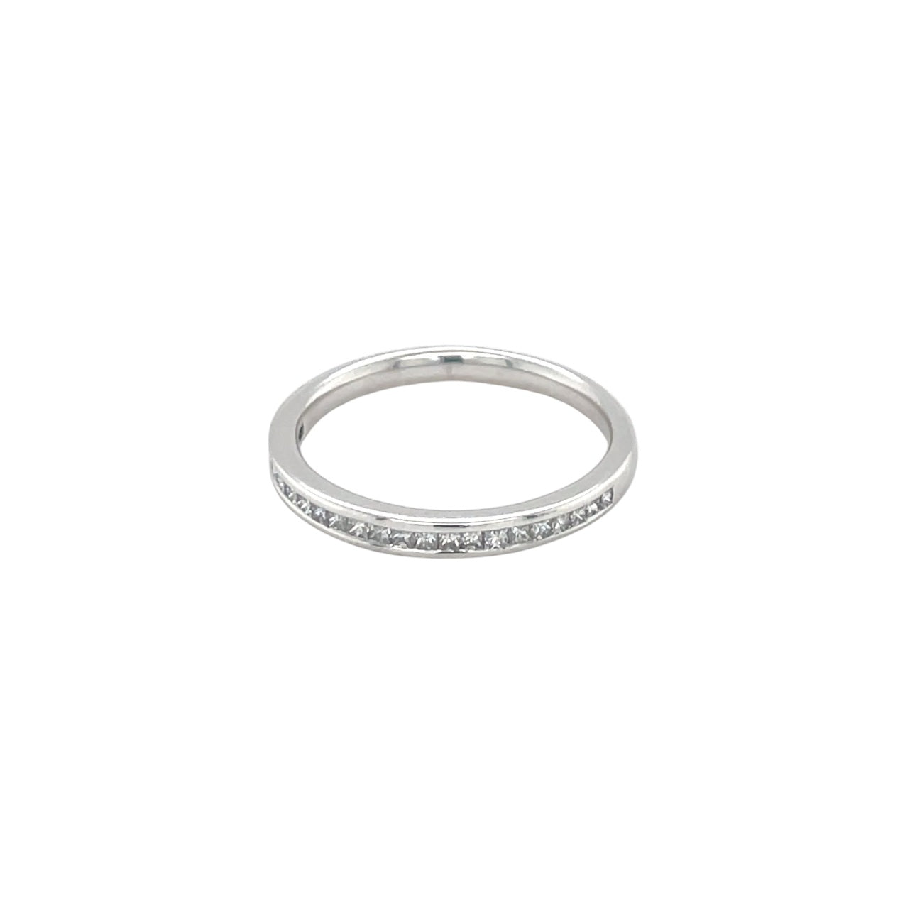 Platinum Princess-Cut Diamond Eternity Ring (P)