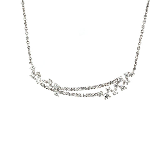 18ct White Gold & Diamond Constellation Necklace