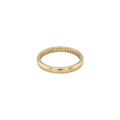 18ct Yellow Gold Channel-Set Diamond Eternity Ring (M)