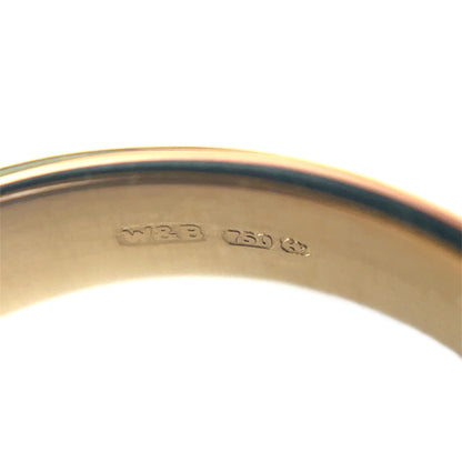 18ct Yellow Gold Bull Seal-Engraved Signet Ring (M)