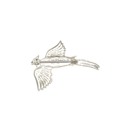 Silver Pheasant Brooch