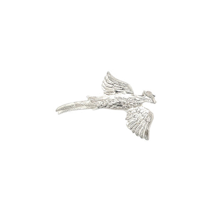 Silver Pheasant Brooch