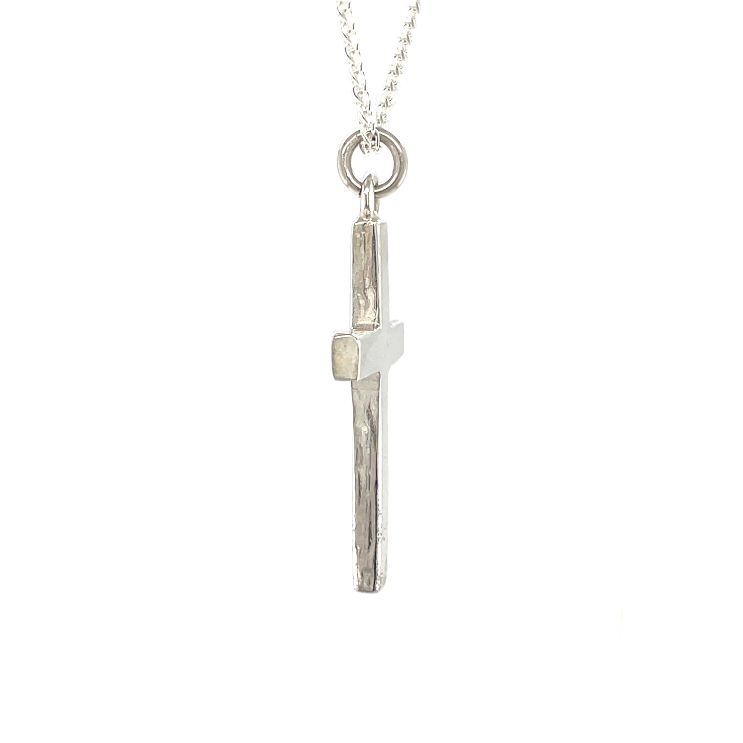 Silver Cross Pendant & Chain