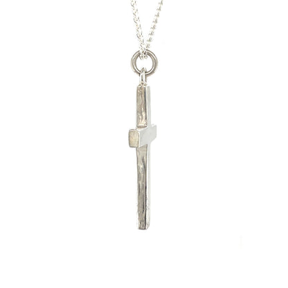 Silver Cross Pendant & Chain