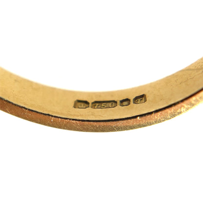 18ct Yellow & White Gold Diamond Solitaire Ring (J)