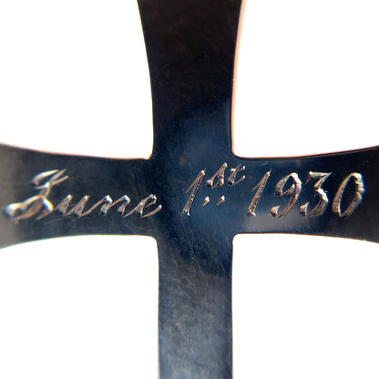 9ct Rose Gold Cross Patonce Pendant