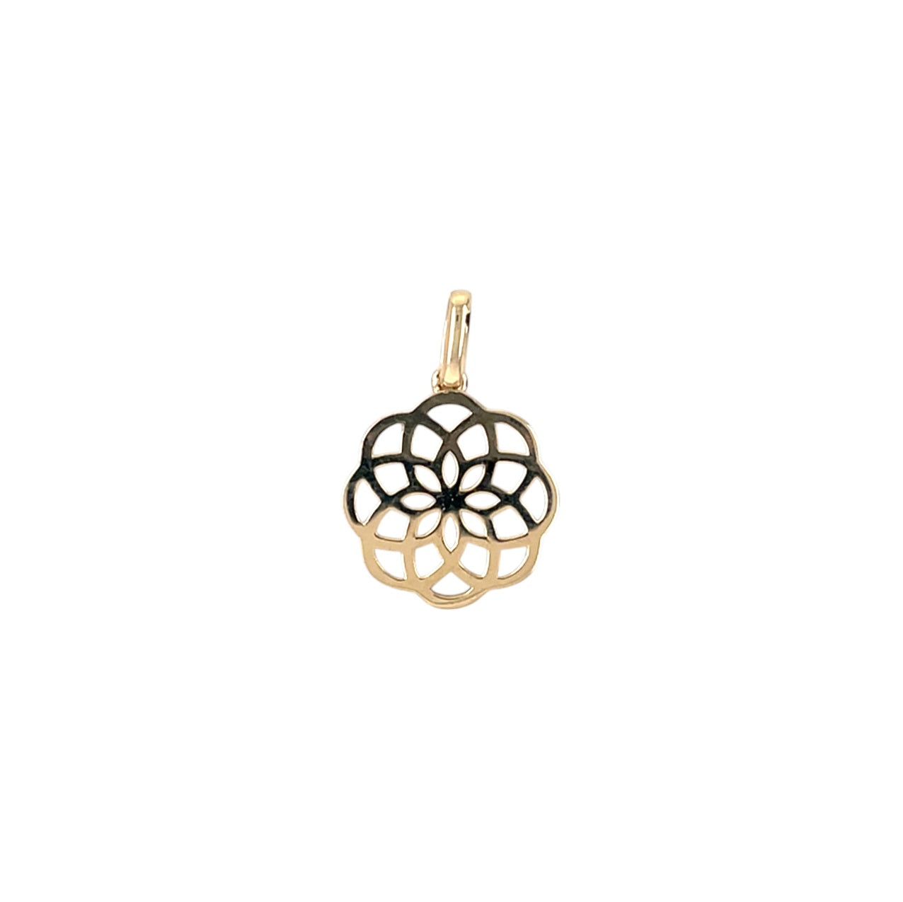 9ct Yellow Gold Woven Pendant