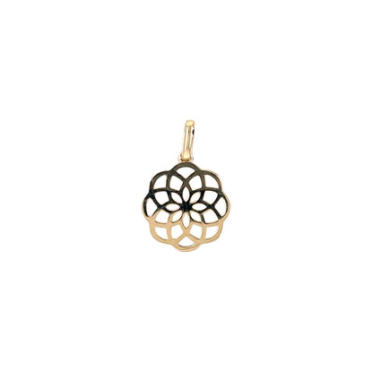 9ct Yellow Gold Woven Pendant