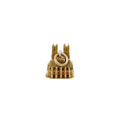 9ct Yellow Gold Westminster Abbey Charm