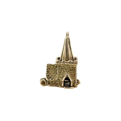 9ct Yellow Gold Church Reveal Charm