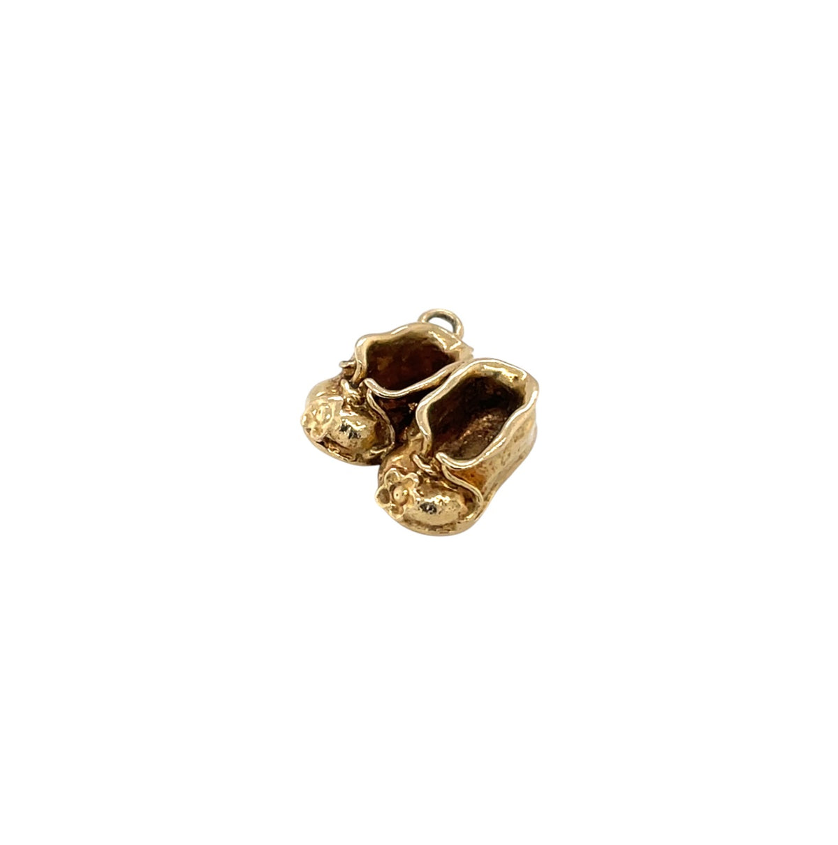 9ct Yellow Gold Baby Shoes Charm