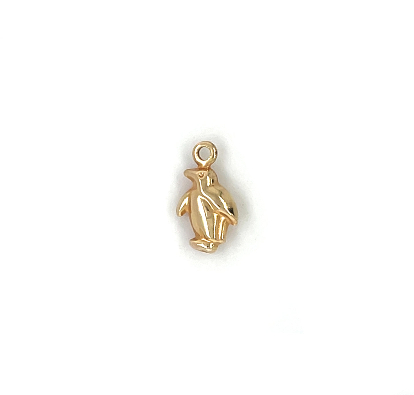 9ct Yellow Gold Small Penguin Charm