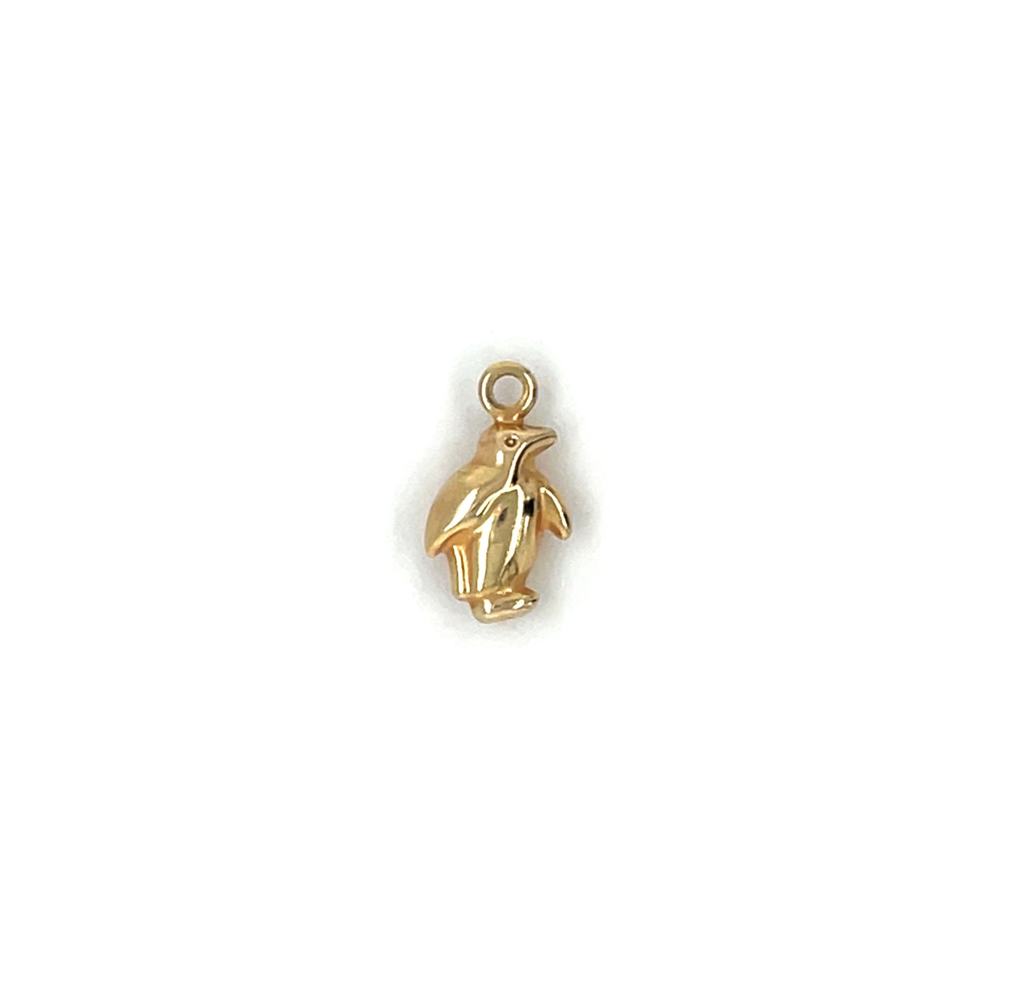 9ct Yellow Gold Small Penguin Charm