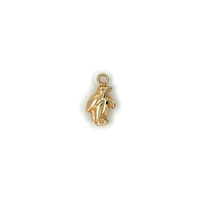 9ct Yellow Gold Small Penguin Charm